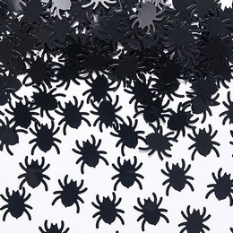 fekete pókok konfetti - Konfetti Partikellék Üzlet Eger